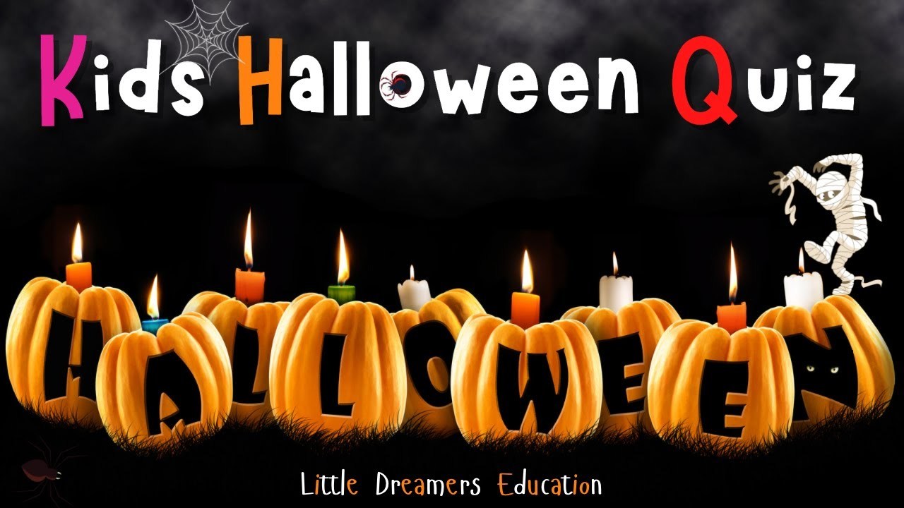 Halloween Quiz For Kids | ESL Halloween Games 2022 | 4K